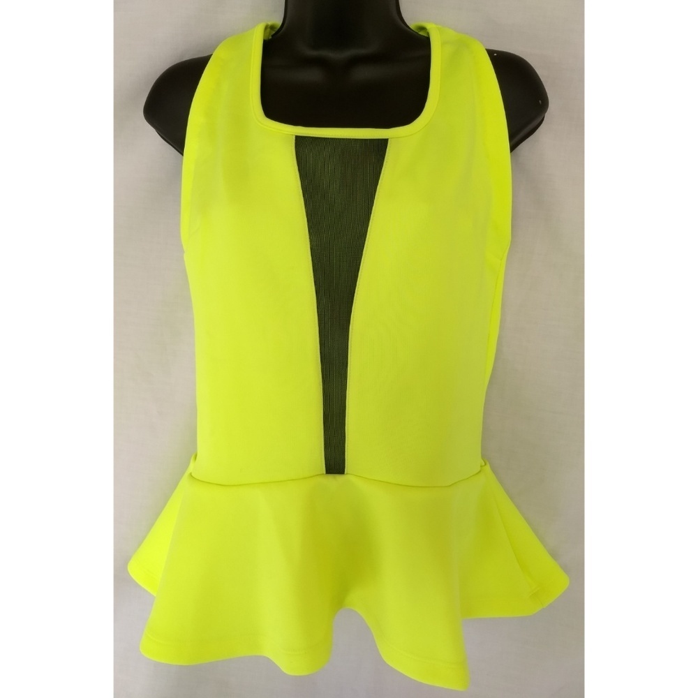 Balera▪️Neon Yellow Racerback Top - Picture 2 of 3